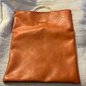 Light brown new handbag